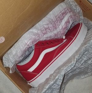 Red Classic Old Skool Vans